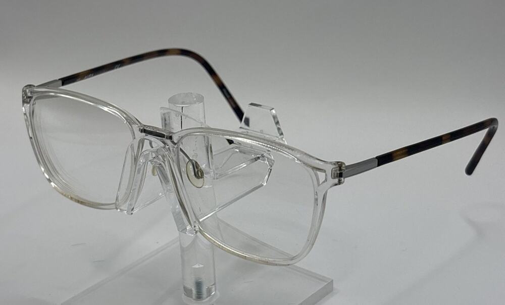 Airlock 2000 971 Clear Eyeglasses Frames Tortoise Temples 53-17-145
